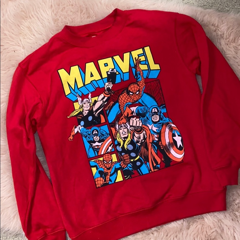 Marvel Superhero Crewneck Sweatshirt